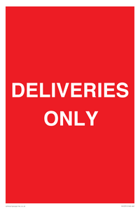 DELIVERIES ONLY